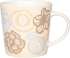 Puodelis Maku Sarka 654842, smėlio sp./šviesiai mėlyna sp., 0.45 l