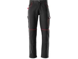 Darbo kelnės vyrams Yato Comfy YT-79243, juoda sp./raudona sp., L/XL dydis