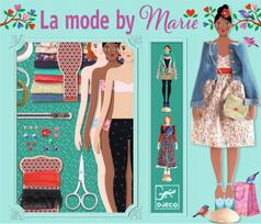 Siuvimo rinkinys Djeco La Mode By Marie, įvairių spalvų