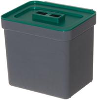Bio atliekų šiukšliadėžė Nord Clean, 8 l, žalia sp./pilka sp.