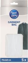Rūbų maišas Nord Clean 647574, 160 cm x 70 cm, ldpe, skaidri sp.