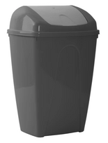 Šiukšliadėžė Nord Clean 649319, pilka sp., 25 l, 55.5 cm x 27.5 cm
