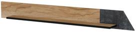 Sieninė lentyna Cama Ovo, ruda sp./pilka sp., 15 cm x 20 cm x 130 cm