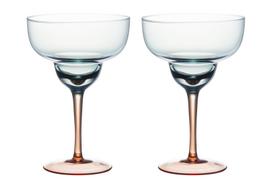 Kokteilių taurė Maku Margarita, stiklas, 0.46 l, 2 vnt., mėlyna sp.