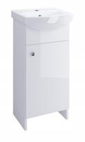 Vonios spintelė su praustuvu Cersanit Basic C11, balta sp., 79 cm x 36 cm x 27 cm