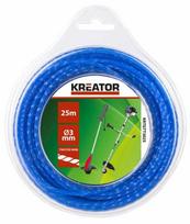 Žoliapjovės valas Kreator KRTGTT3025, 25 m x 3 mm