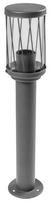 Pastatomas lauko šviestuvas GTV Kerta, 12W, E27, IP44, grafito sp., 10 cm x 50.2 cm