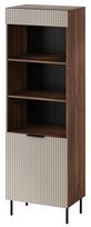 Vitrina Cama Meble Almera, riešuto sp./kašmyro sp., 42 cm x 60 cm x 185 cm