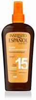 Stiprinantis įdegį aliejus kūnui/veidui Instituto Español Sunscreen Tanning SPF15, 250 ml