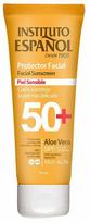 Kremas įdegio priežiūrai veidui Instituto Español Sunscreen Aloe Vera SPF50+, 75 ml