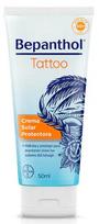 Kremas įdegio priežiūrai kūnui Bepanthol Tattoo SPF50+, 50 ml