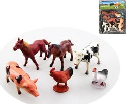 Figūrėlių rinkinys, ferma Madej Animal Planet, 6 vnt., įvairių spalvų