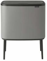 Šiukšliadėžė Brabantia Bo Touch, mineral concrete grey sp., 33 l, 68 cm x 31.5 cm