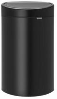 Šiukšliadėžė Brabantia Touch, juoda sp., 40 l, 72.7 cm x 43.5 cm