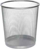 Šiukšliadėžė Zeller, sidabro sp., 12 l, 28 cm x 26 cm