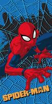 Paplūdimio rankšluostis Spiderman Blue 05, mėlyna sp./raudona sp., 140 cm x 70 cm