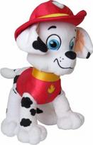Pliušinis žaislas šuo Spin Master Paw Patrol Marshall, balta sp./raudona sp., 27 cm