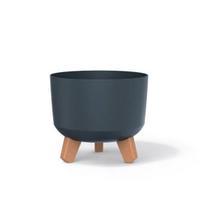 Gėlių vazonas Gracia Standard, plastikinis, 20 cm x 20 cm, Ø 20 cm, juoda sp.
