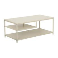 Kavos staliukas Home4you Dimitra, smėlio sp., 100 cm x 50 cm x 40 cm