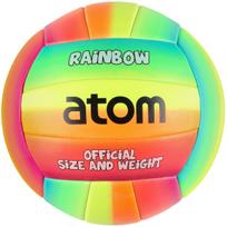 Tinklinio kamuolys Atom Rainbow, 5 dydis, įvairių spalvų