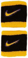 Riešinės Nike Swoosh N1012405009OS, juoda sp./geltona sp., 2 vnt.