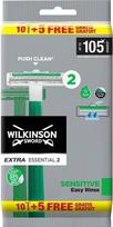Skustuvas Wilkinson Sword Extra Essential 2 Sensitive, 15 vnt
