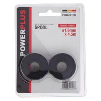 Ritė su lynu Powerplus POWACG1212, mėlyna sp./juoda sp., 2 vnt.