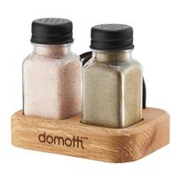 Druskinės ir pipirinės rinkinys Domotti Temis, juoda sp., 12.5 cmx9.5 cm