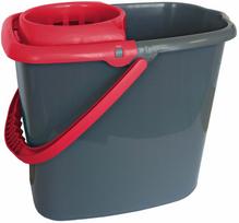Grindų plovimo kibiras Jotta, 12 l, raudona sp./pilka sp.
