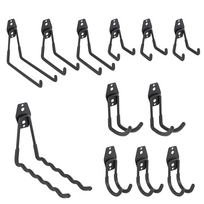 Laikiklis įrankiams, rinkinys Bradas DIY-HG20SET1, juoda sp., 12 vnt.