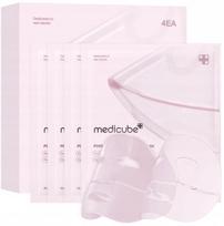 Veido kaukių rinkinys Medicube PDRN Pink Collagen, 4 vnt.