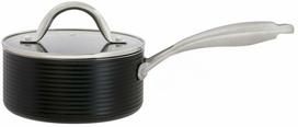 Puodas Ambition Ribs, 16 cm, 1.4 l, juoda sp.