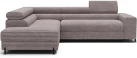 Kampinė sofa - lova Colesio, smėlio sp., kairinė, 200 x 274 cm x 93 cm