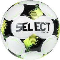 Futbolo kamuolys Select Contra Basic, 5 dydis, balta sp./juoda sp./geltona sp.