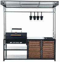 Grilis DM Grill Modular BBQ WoodLine, ruda sp./juoda sp., 60 cm
