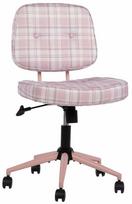 Darbo kėdė Home4you Cedric 40941, 63 x 47 x 84 - 94 cm, rožinė sp.