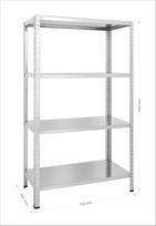 Sandėliavimo lentyna Okko S7530, 75 cm x 30 cm x 145 cm, 50 kg