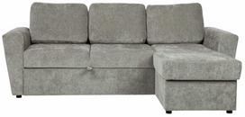 Kampinė sofa - lova Home4you Inga, šviesiai žalia sp., 160 x 217 cm x 88 cm