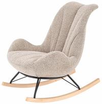 Supamasis krėslas Leisure Furniture Luis, tamsaus smėlio spalva, 100 cm x 80 cm x 100 cm