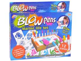 Braižymo reikmenų rinkinys Blow Pens Marine Life, įvairių spalvų