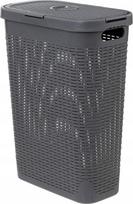 Skalbinių dėžė 5five Simply Smart 202409J, 40 l, pilka sp., 46.4 cm x 26.5 cm x 60.5 cm