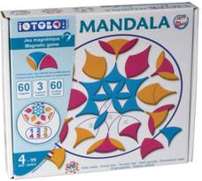Magnetinis žaidimas Classic Mandala, įvairių spalvų