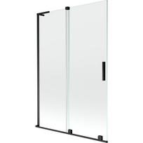 Vonios sienelė Mexen Velar L, 120 cm x 150 cm, juoda sp./skaidrus