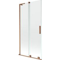 Vonios sienelė Mexen Velar L, 95 cm x 150 cm, brushed copper sp./skaidrus