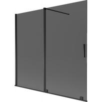 Vonios sienelė Mexen Velar, 170 cm x 150 cm, juoda sp./tonuotas
