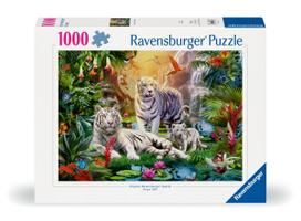 Dėlionė Ravensburger White Tiger Family, 50 cm x 70 cm, 1000 vnt., įvairių spalvų