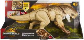 Žaislinė figūrėlė, dinozauras Mattel Jurassic World Rumble N Rampage Distortus Rex JGB58, ruda sp.