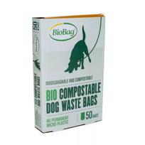Maišeliai šunų ekskrementams Biobag 35187280, 32 cm x 20 cm, 50 vnt. juoda sp.