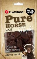 Skanėstas šunims Flamingo Hapki Pure Slices, arkliena, 0.085 kg