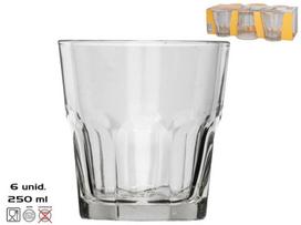 Kitchen&Go Casablanca stiklinių rinkinys, 250 ml, 6 vnt.